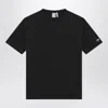 Champion Navy Blue Cotton Crew-neck T-shirt In Black