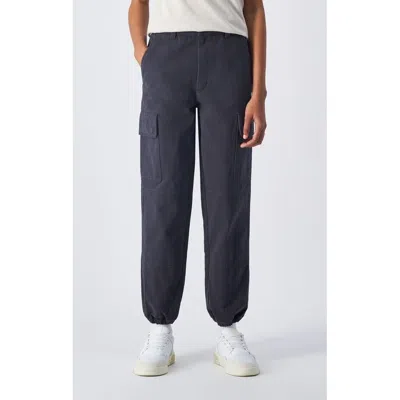 Champion Black Cotton Joggers (workout Pants) In Blue