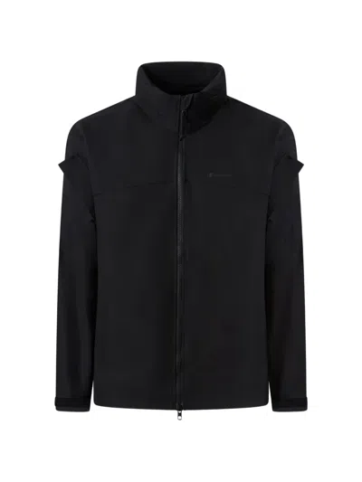 Champion Black Edition Logo-detail Zip-up Jacket In Yellow