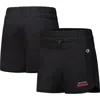 Champion Black Ohio State Buckeyes Tailgate Her Woven Shorts In Black