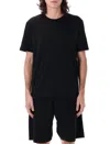Champion Navy Blue Cotton Crew-neck T-shirt In Black