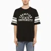 Champion Crew-neck T-shirt With Contrasting Details In Black