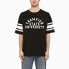 Champion Crew-neck T-shirt With Contrasting Details In Black
