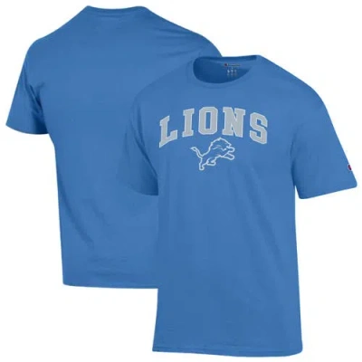Champion Blue Detroit Lions Arch Over Logo T-shirt