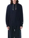Champion Jersey Cotton Hoodie Kangaroo Pocket In Blue