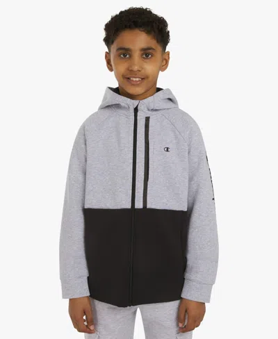 Champion Kids' Boys 8-20 Active Zip-up Hoodie In Gray