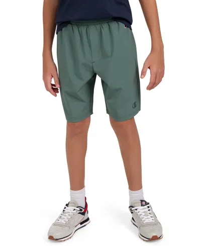 Champion Boys' 8-20 Stretch Woven Classic Shorts In Green