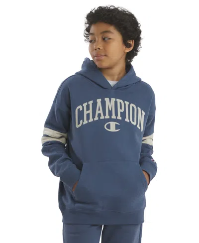 Champion Kids' Boys' 8-20  Logo Oversized Hoodie In Silver Lining
