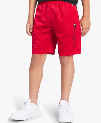 CHAMPION BOYS' 8-20 LABEL LOGO SIGNATURE SHORTS