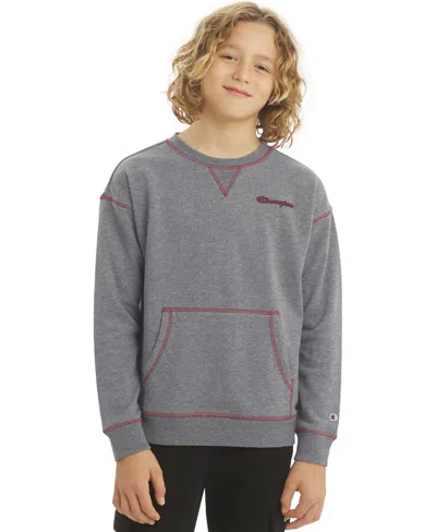 Champion Kids' Boys' 8-20 Oversized Sweatshirt In Gray