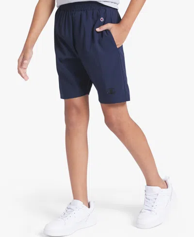 Champion Kids' Boys' 8-20 Stretch Woven Classic Shorts In Blue