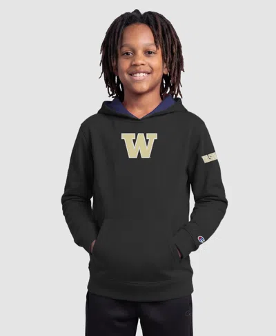 Champion Kids' Boys' And Girls' Campus Fleece Hoodie In Black