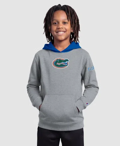 Champion Kids' Boys' And Girls' Florida Gators Brushed-interior Hooded Pullover In Gray
