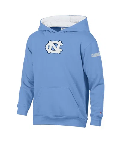Champion Kids' Boys' And Girls' North Carolina Tar Heels Long-sleeve Fleece Hoodie In Blue