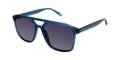 Champion Brazenx Polarized C04 Occhiali Da Sole Blu Per Uomo