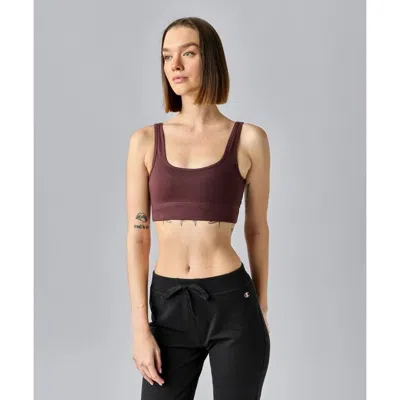 Champion Brown Cotton Bra In Blue