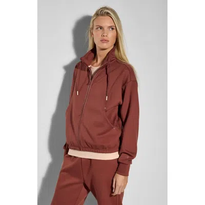 Champion Burgundy Polyester Sweatshirt In Brown