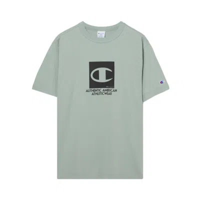 Champion 【品牌直营】潮流嘻哈胶印大c Logo休闲宽松短袖t恤 In Green
