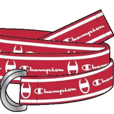 Champion Cadet D Ring Belt In Red