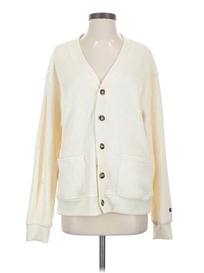 Pre-owned Champion Cardigan Sweater In Ivory