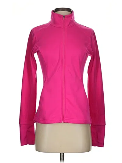 Pre-owned Champion Cardigan Sweater In Pink