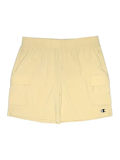 Pre-owned Champion Cargo Shorts In Yellow
