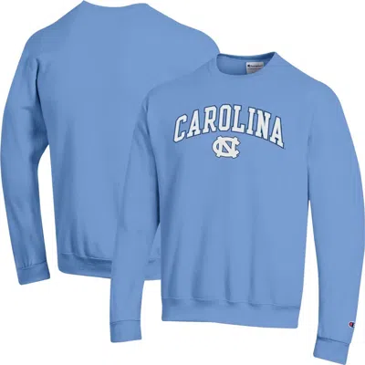 Champion Carolina Blue North Carolina Tar Heels Arch Over Logo Pullover Sweatshirt