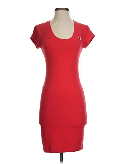Pre-owned Champion Casual Dress In Red
