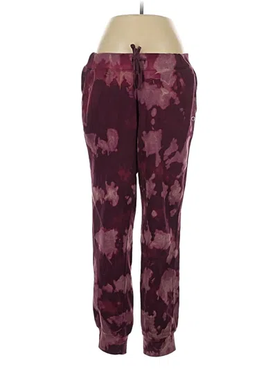 Pre-owned Champion Casual Pants In Burgundy