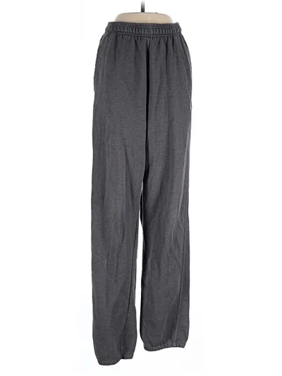 Pre-owned Champion Casual Pants In Gray