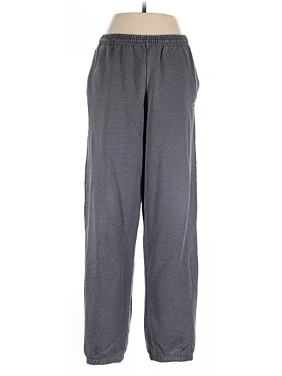 Pre-owned Champion Casual Pants In Gray