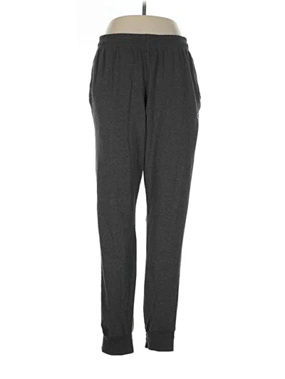 Pre-owned Champion Casual Pants In Gray