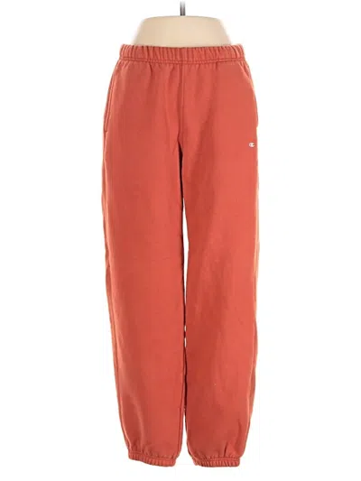 Pre-owned Champion Casual Pants In Orange