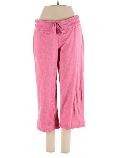 Pre-owned Champion Casual Pants In Pink
