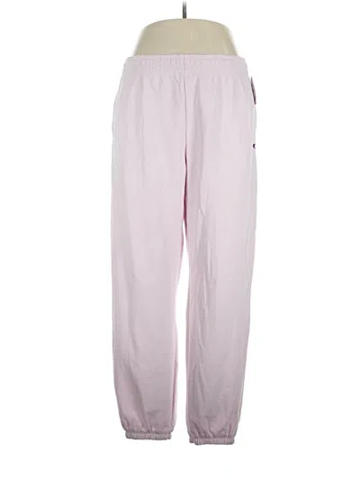 Pre-owned Champion Casual Pants In Pink