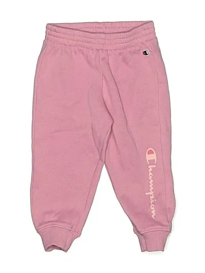 Pre-owned Champion Kids' Casual Pants In Pink