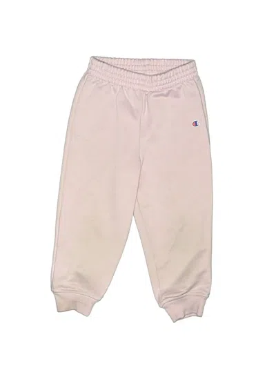 Pre-owned Champion Kids' Casual Pants In Pink