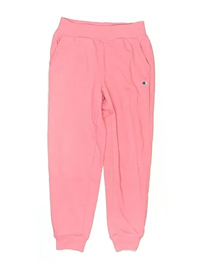 Pre-owned Champion Kids' Casual Pants In Pink