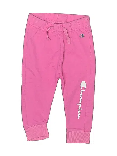Pre-owned Champion Babies' Casual Pants In Pink