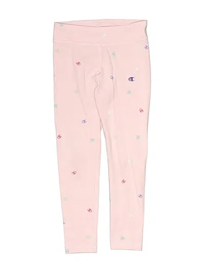 Pre-owned Champion Kids' Casual Pants In Pink