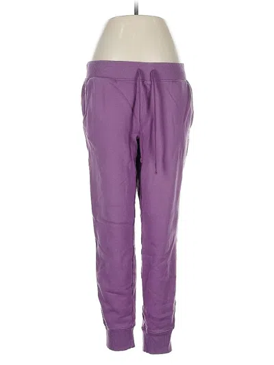 Pre-owned Champion Casual Pants In Purple