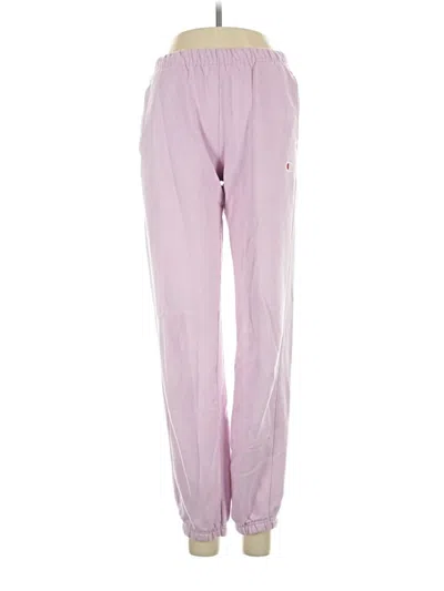 Pre-owned Champion Casual Pants In Purple