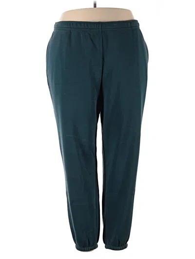 Pre-owned Champion Casual Pants In Teal