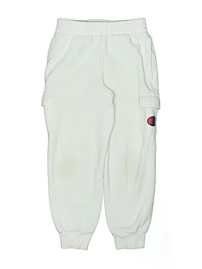 Pre-owned Champion Kids' Casual Pants In White