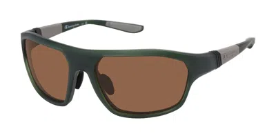 Champion Cfits02 Polarized C02 Occhiali Da Sole Verdi Per Uomo