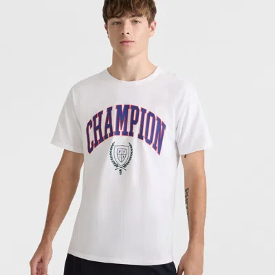 CHAMPION CLASSIC GRAPHIC T-SHIRT, BLOCK ARCH & SEAL