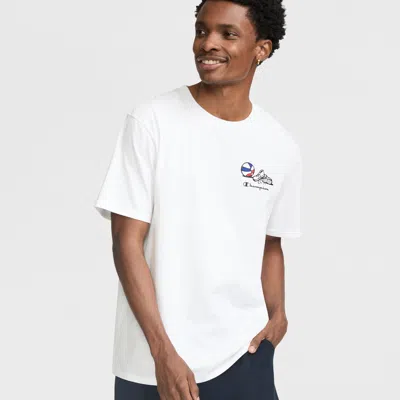 Champion Classic Graphic T-shirt, Cooked In The Usa In White