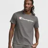 Champion Big Boys Signature Script T-shirt In Gray