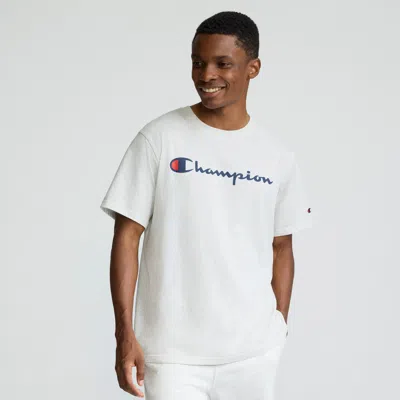 Champion Classic Graphic T-shirt, Script Logo In Neutral