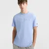 Champion Men's Classic Logo Crewneck Short-sleeve T-shirt In Blue